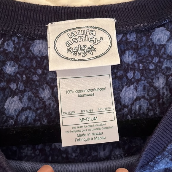 Laura Ashley Maxi T Shirt Dress Size M - Picture 3 of 9